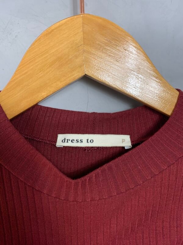 Vestido Longuete Marsala Dress To - Image 3
