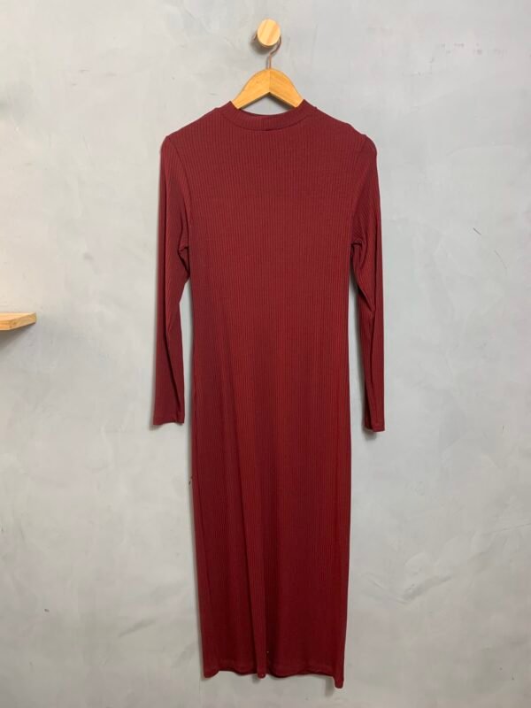 Vestido Longuete Marsala Dress To - Image 4