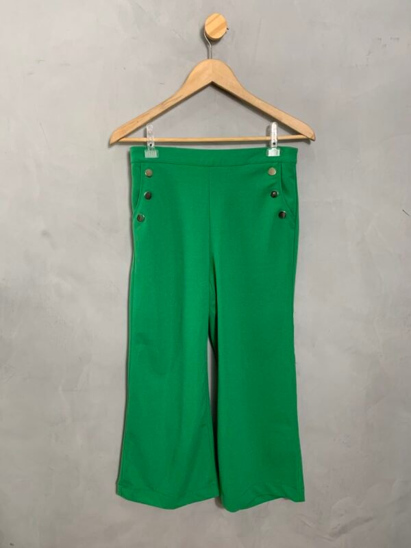 Calça Pantacourt Verde
