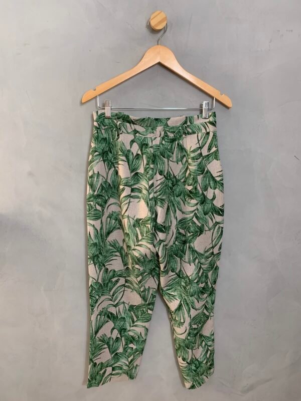 Calça Estampa Folhas