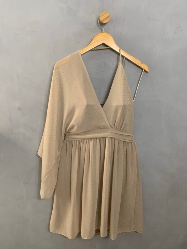 Vestido com Brilhos Off White - Image 3