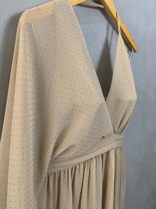 Vestido com Brilhos Off White - Image 4