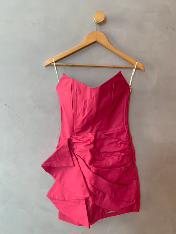 Vestido Babado Lateral Chiclé - Image 2