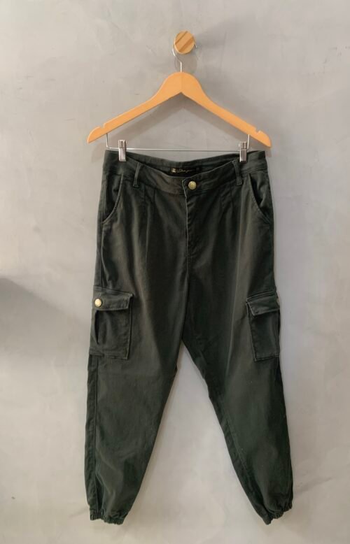 Calça Cargo Verde Militar