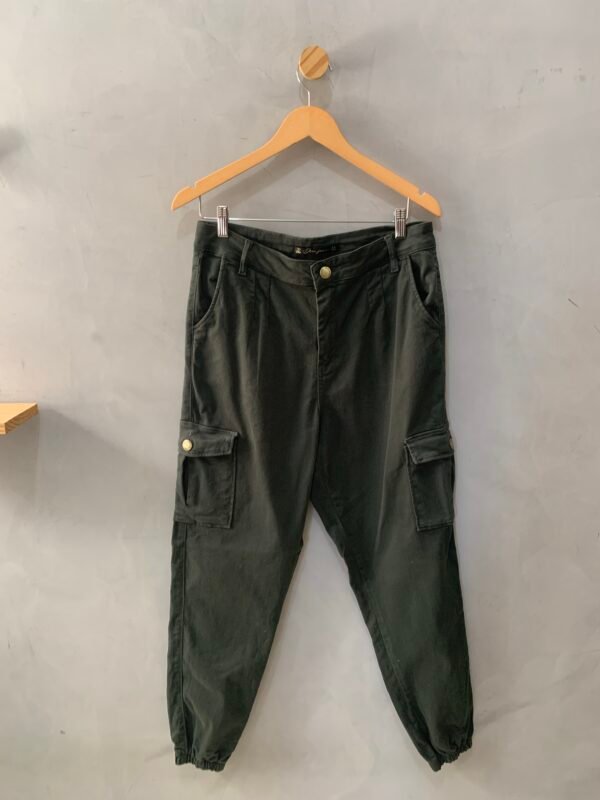 Calça Cargo Verde Militar