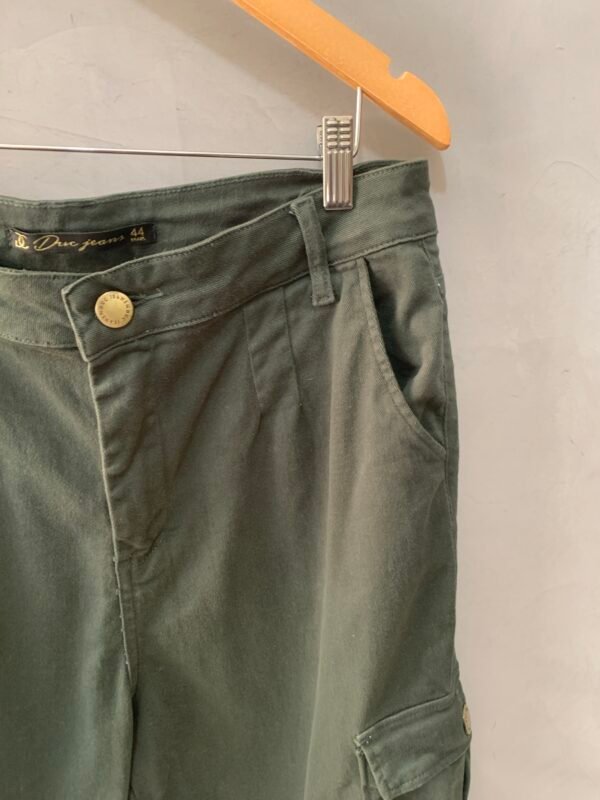 Calça Cargo Verde Militar - Image 3