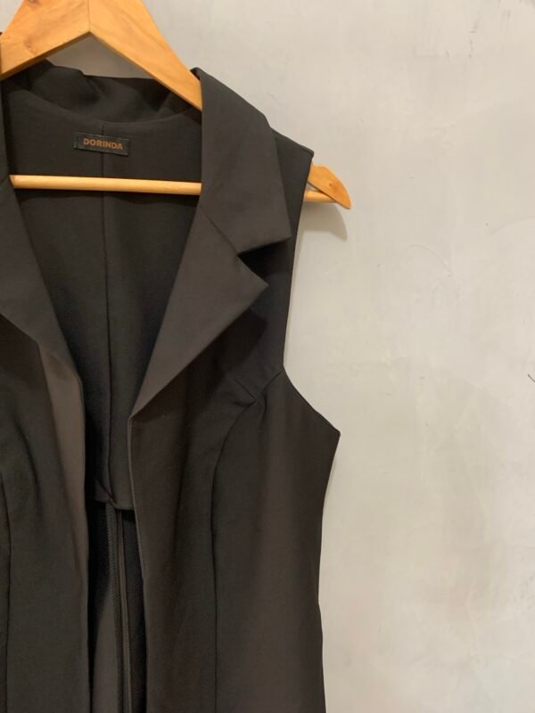 Colete Preto Alongado - Image 2