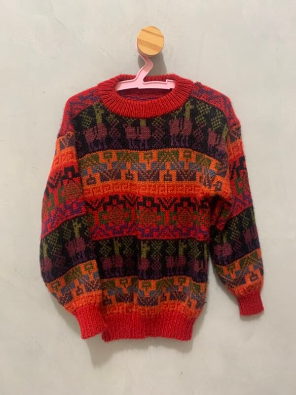 Blusa de lã infantil