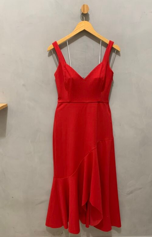 Vestido Midi Vermelho