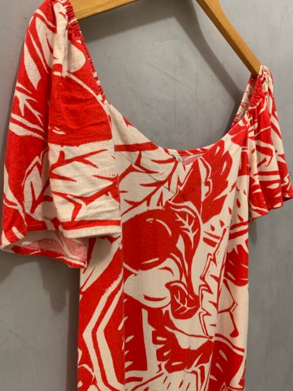 Vestido Vermelho Estampado - Image 2