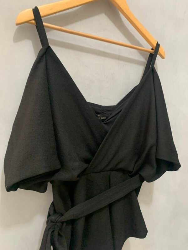 Blusa Preta Amarração Skazi - Image 2