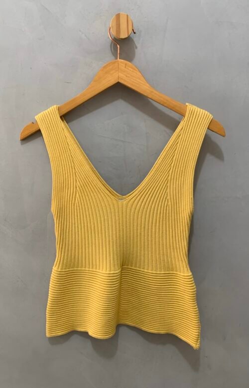 Blusa de Tricot Amarela