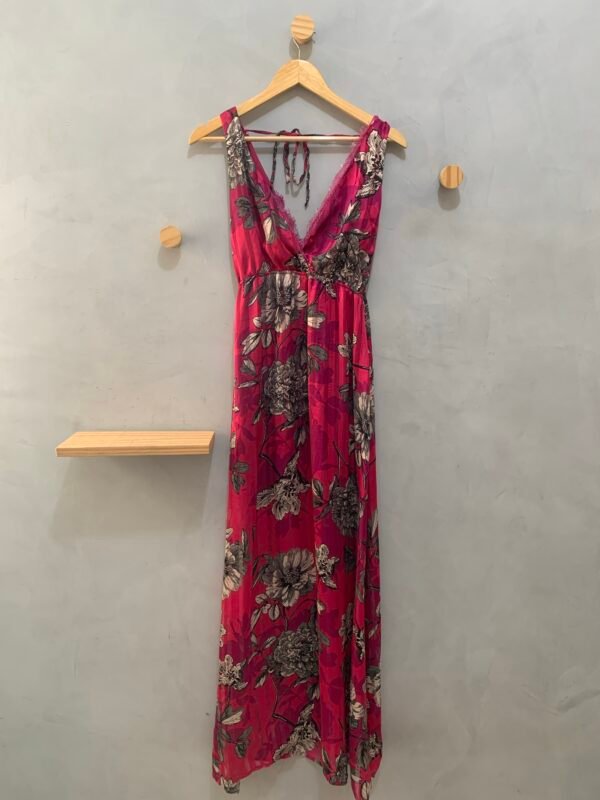 Vestido Longo Estampado My Place