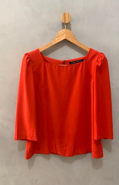 Blusa Vermelha Zara