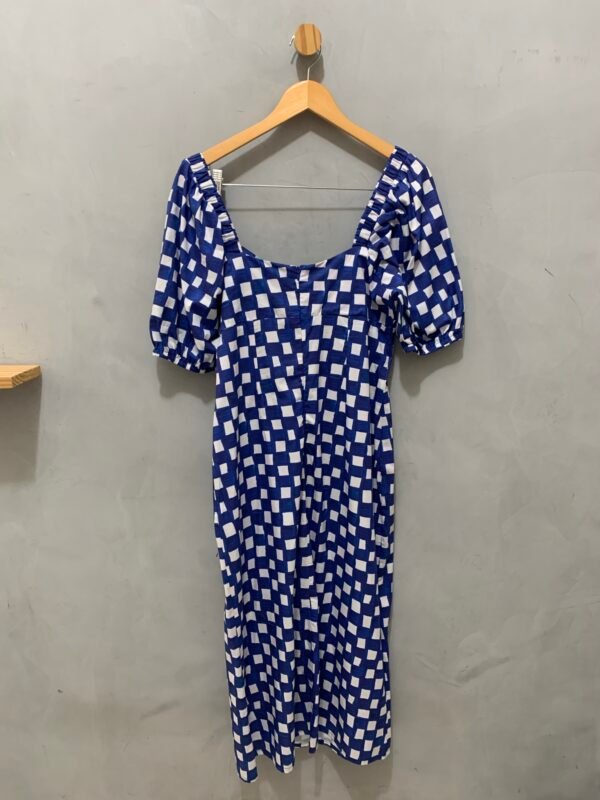 Vestido Quadriculado Azul - Image 6