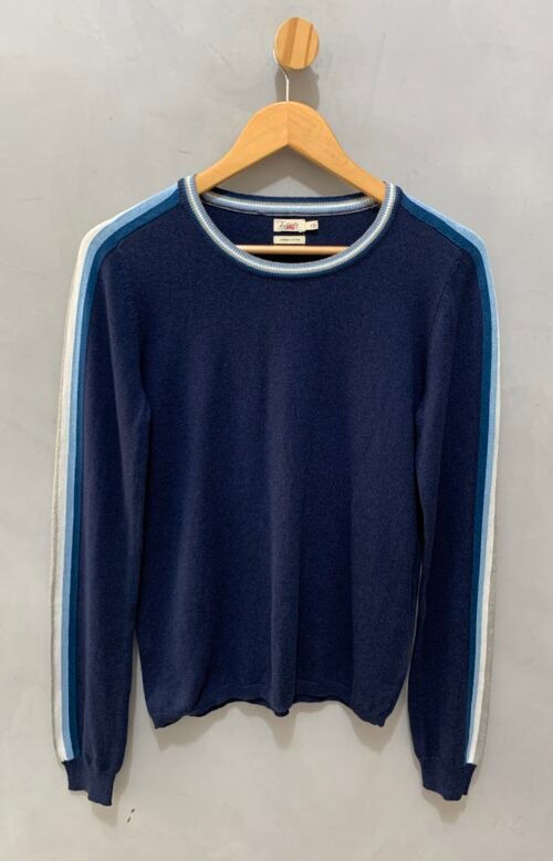 Blusa de Tricot Azul Marinho