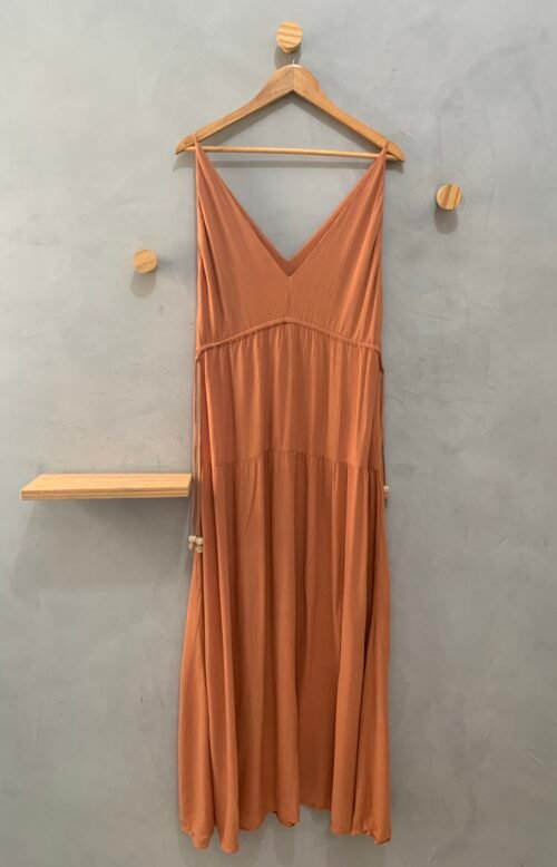 Vestido Longo Laranja