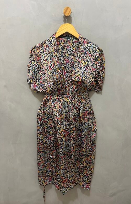 Vestido Envelope de Seda Bobstore