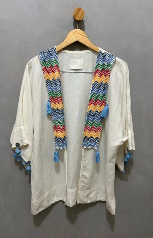 Quimono Boho em Linho