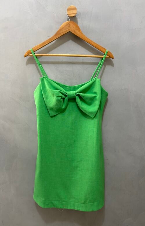Vestido Verde Laço